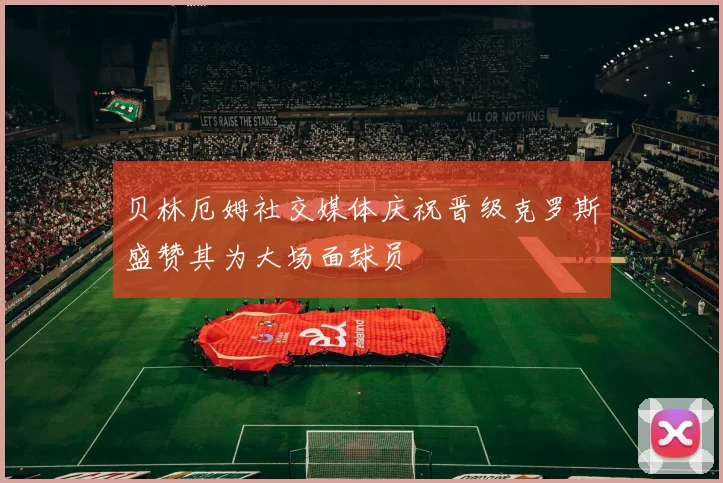 贝林厄姆社交媒体庆祝晋级克罗斯盛赞其为大场面球员